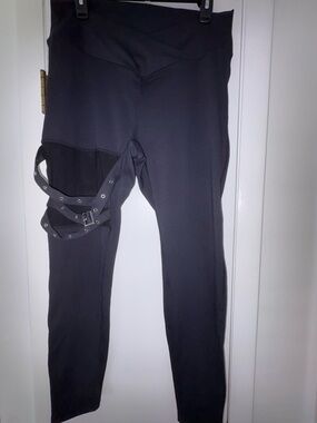 NWOT HALARA Day Stretch High Waisted Black Full-Length Leggings Size XL